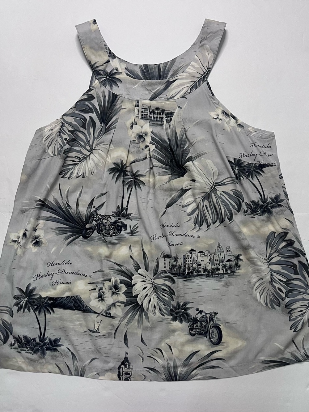 Harley Davidson Hawaii Tropical Motorcycle Top M